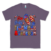 Lavender flip flops fireworks and freedom Classic Tee - AdoDesignShop
