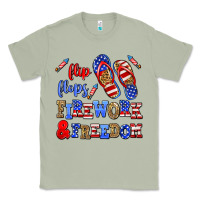 Matcha flip flops fireworks and freedom Classic Tee - AdoDesignShop