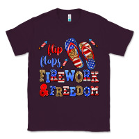 Plum flip flops fireworks and freedom Classic Tee - AdoDesignShop