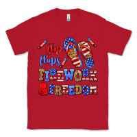 Red flip flops fireworks and freedom Classic Tee - AdoDesignShop