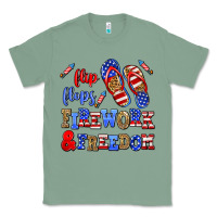 Sage flip flops fireworks and freedom Classic Tee - AdoDesignShop