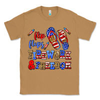 Flip Flops Fireworks And Freedom Classic Tee | Teevron