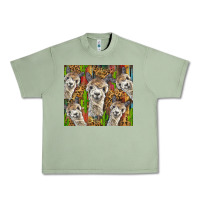 Oil Green alpaca Urban Heavy Tee - BarkalooDesign