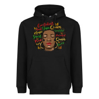 Black afro diva Heavyweight Hoodie - MaliasSmallBusiness