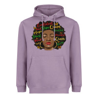 Lavender afro diva Heavyweight Hoodie - MaliasSmallBusiness