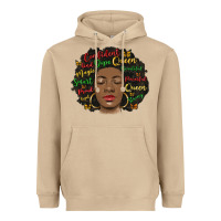 Mushroom afro diva Heavyweight Hoodie - MaliasSmallBusiness