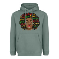 Sage afro diva Heavyweight Hoodie - MaliasSmallBusiness