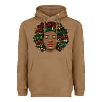 Toasted Coconut afro diva Heavyweight Hoodie - MaliasSmallBusiness