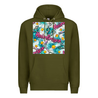Army Green Hairdresser Scissor And Stars With Glitter Seamless Pattern Bbs Premium Hoodie - BundleAndBundleShop