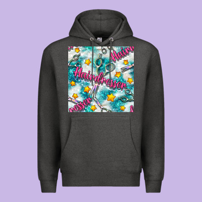 Hairdresser Scissor And Stars With Glitter Seamless Pattern Bbs Premium Hoodie Designed By Bundleandbundleshop