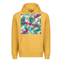 Mustard Hairdresser Scissor And Stars With Glitter Seamless Pattern Bbs Premium Hoodie - BundleAndBundleShop