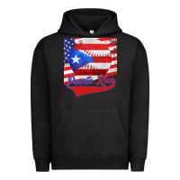 Pigment Black Puerto Rico Baseball Urban Hoodie - Bettercallsaul