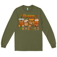Army Green western happy thanksgiving bbs Long Sleeve Tee - BundleAndBundleShop