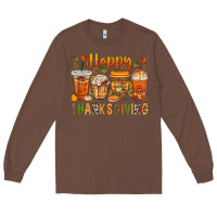 Chestnut western happy thanksgiving bbs Long Sleeve Tee - BundleAndBundleShop