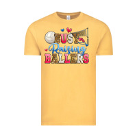 Vintage Mustard busy raising ballers volleyball Vintage Tee - Zillion Design Studio