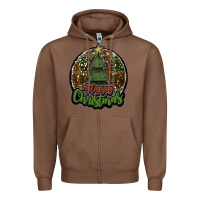 Chestnut happy christmas black Zipper Hoodie - JahusDesignShop