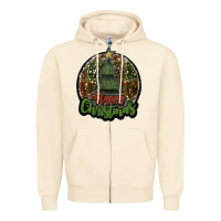 Sandshell happy christmas black Zipper Hoodie - JahusDesignShop