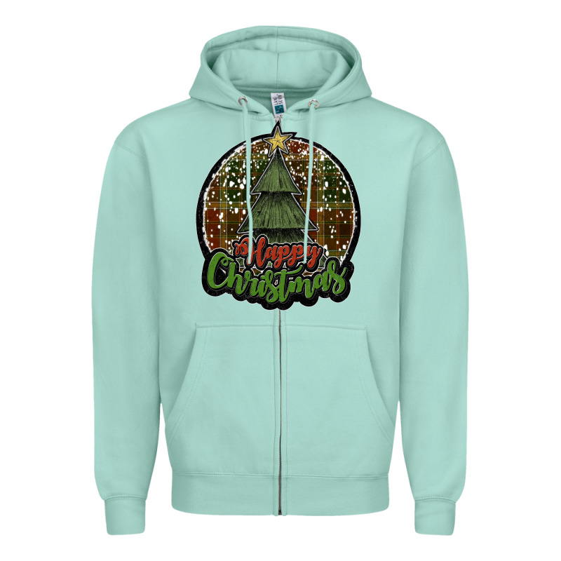 Happy Christmas Black Zipper Hoodie by JahusDesignShop | Teevron