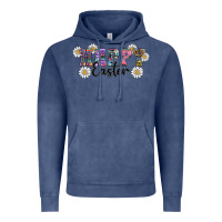 Vintage Denim happy easter daisys Vintage Hoodie - RanaPortraitStore