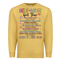 Antique Gold self love girl tour malias Premium Sweatshirt - MaliasSmallBusiness