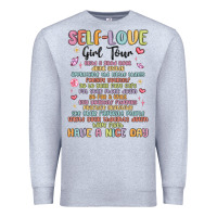 Heather Grey self love girl tour malias Premium Sweatshirt - MaliasSmallBusiness