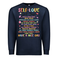 Navy self love girl tour malias Premium Sweatshirt - MaliasSmallBusiness