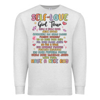 Oatmeal Heather self love girl tour malias Premium Sweatshirt - MaliasSmallBusiness