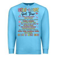 Ocean Blue self love girl tour malias Premium Sweatshirt - MaliasSmallBusiness
