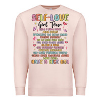 Pale Pink self love girl tour malias Premium Sweatshirt - MaliasSmallBusiness