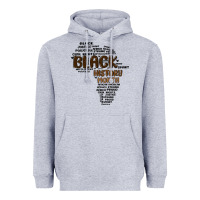 Heather Grey black history month Heavyweight Hoodie - MaliasSmallBusiness