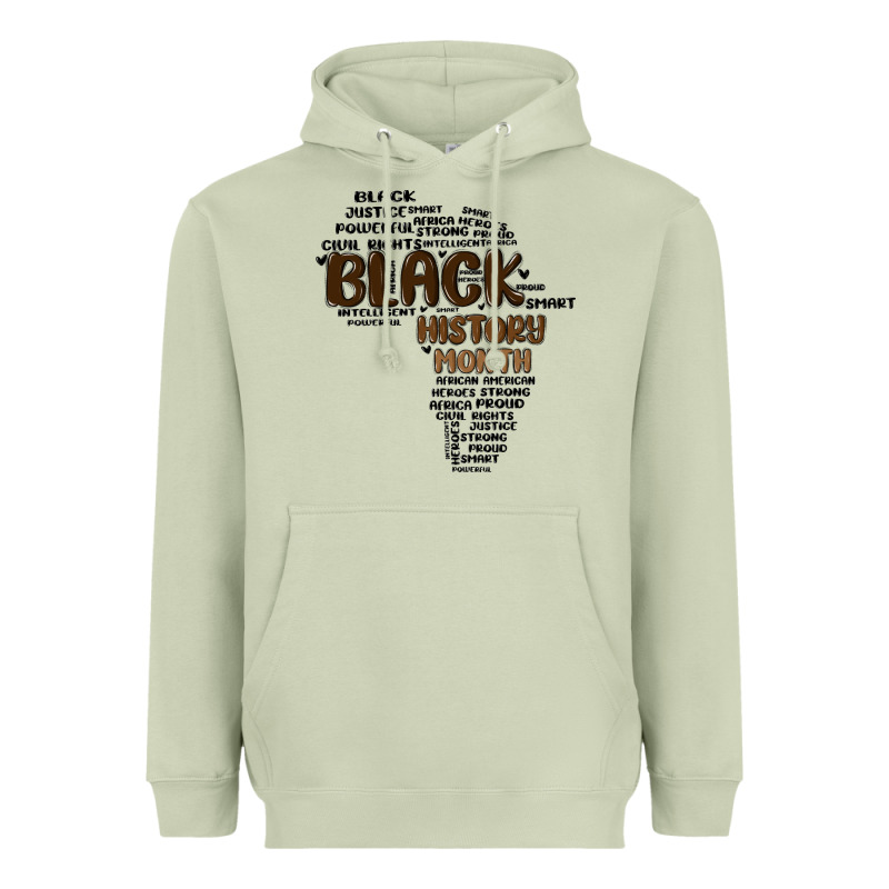 Black History Month Heavyweight Hoodie by MaliasSmallBusiness | Teevron