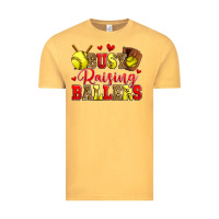 Vintage Mustard busy raising ballers softball Vintage Tee - Zillion Design Studio