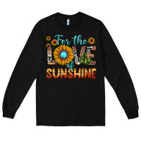 Black for the love of sunshine Long Sleeve Tee - JahusDesignShop