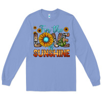Colony Blue for the love of sunshine Long Sleeve Tee - JahusDesignShop