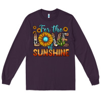 Plum for the love of sunshine Long Sleeve Tee - JahusDesignShop
