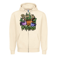 Sandshell Drink up witches white Zipper Hoodie - JahusDesignShop