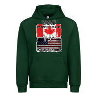Forest Green American By Birth Canadian By Blood Patriot By Choice Urban Hoodie - Bettercallsaul
