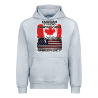 Heather Grey American By Birth Canadian By Blood Patriot By Choice Urban Hoodie - Bettercallsaul