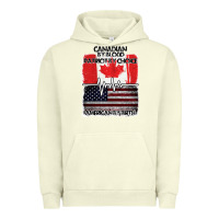 Pigment Pistachio American By Birth Canadian By Blood Patriot By Choice Urban Hoodie - Bettercallsaul