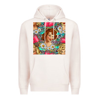 Pale Pink Hairdresser Western Girl And Hair Curler Seamless Pattern Bbs Premium Hoodie - BundleAndBundleShop