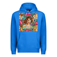 True Royal Hairdresser Western Girl And Hair Curler Seamless Pattern Bbs Premium Hoodie - BundleAndBundleShop