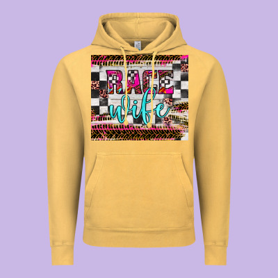 Race Wife Vintage Hoodie Designed By Jahusdesignshop