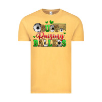 Vintage Mustard busy raising ballers soccer Vintage Tee - Zillion Design Studio