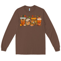 Chestnut western thanksgiving coffee cups bbs Long Sleeve Tee - BundleAndBundleShop