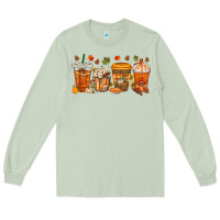 Matcha western thanksgiving coffee cups bbs Long Sleeve Tee - BundleAndBundleShop