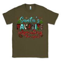 Army Green santa s favorite respiratory therapist Classic Tee - JahusDesignShop