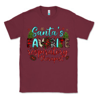 Burgundy santa s favorite respiratory therapist Classic Tee - JahusDesignShop