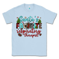 Dusty Blue santa s favorite respiratory therapist Classic Tee - JahusDesignShop