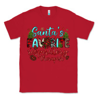 Red santa s favorite respiratory therapist Classic Tee - JahusDesignShop
