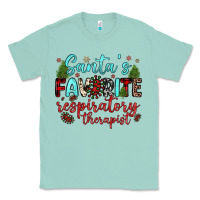 Seafoam santa s favorite respiratory therapist Classic Tee - JahusDesignShop